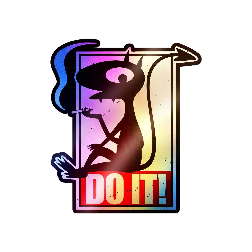 Do It Holographic Sticker